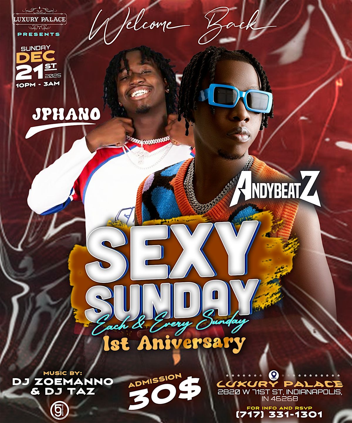 SEXY SUNDAY IS BACK (ANDYBEATZ LIVE FOR THE 1st ANNIVERSARY)