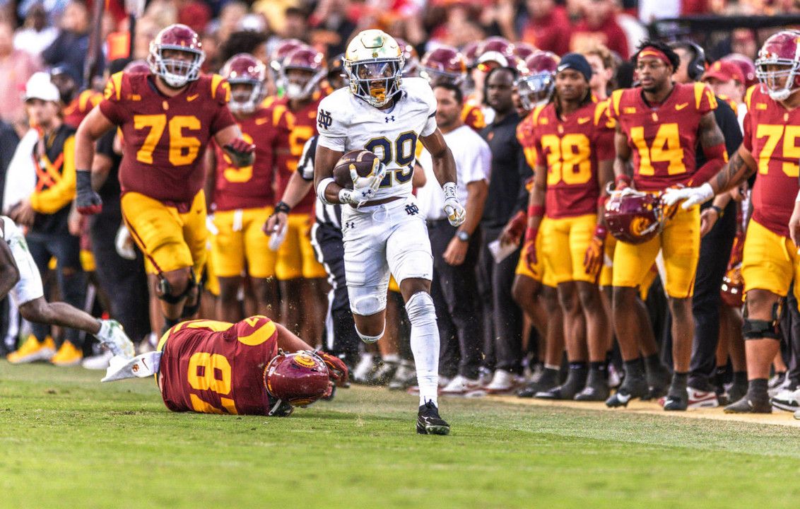 USC Trojans at Notre Dame Fighting Irish Football at Notre Dame Stadium