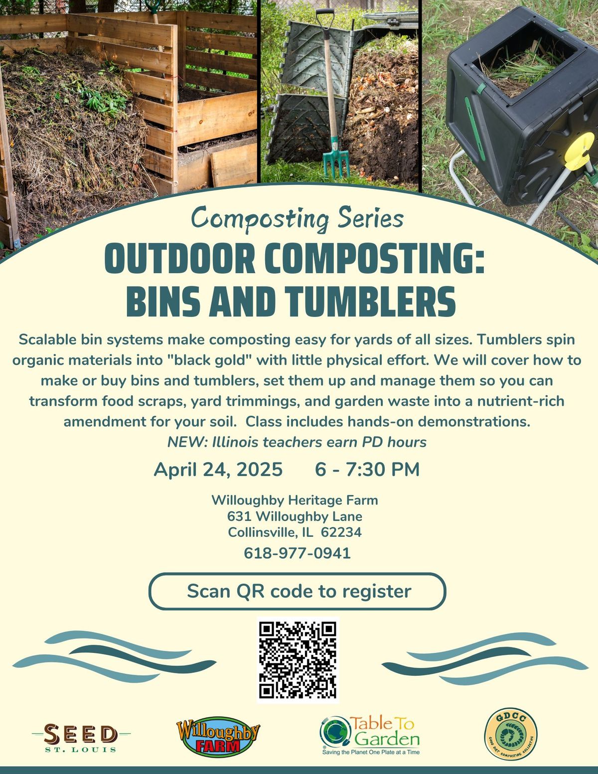 Composting Series- Outdoor Composting: Bins and Tumblers