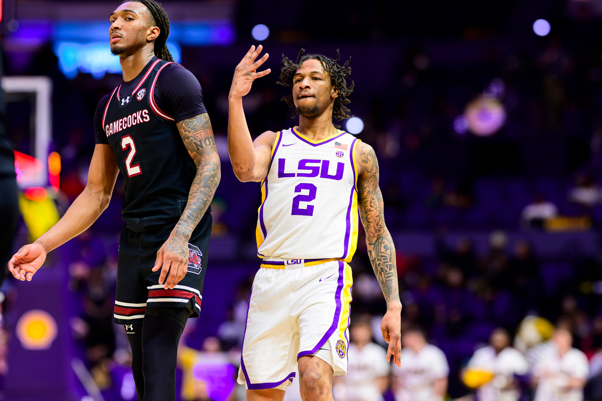 Parking LSU Tigers at South Carolina Gamecocks Mens Basketball