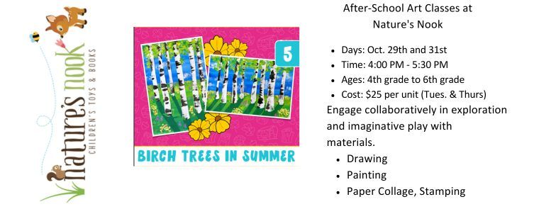 After-School Art Classes at Nature's Nook