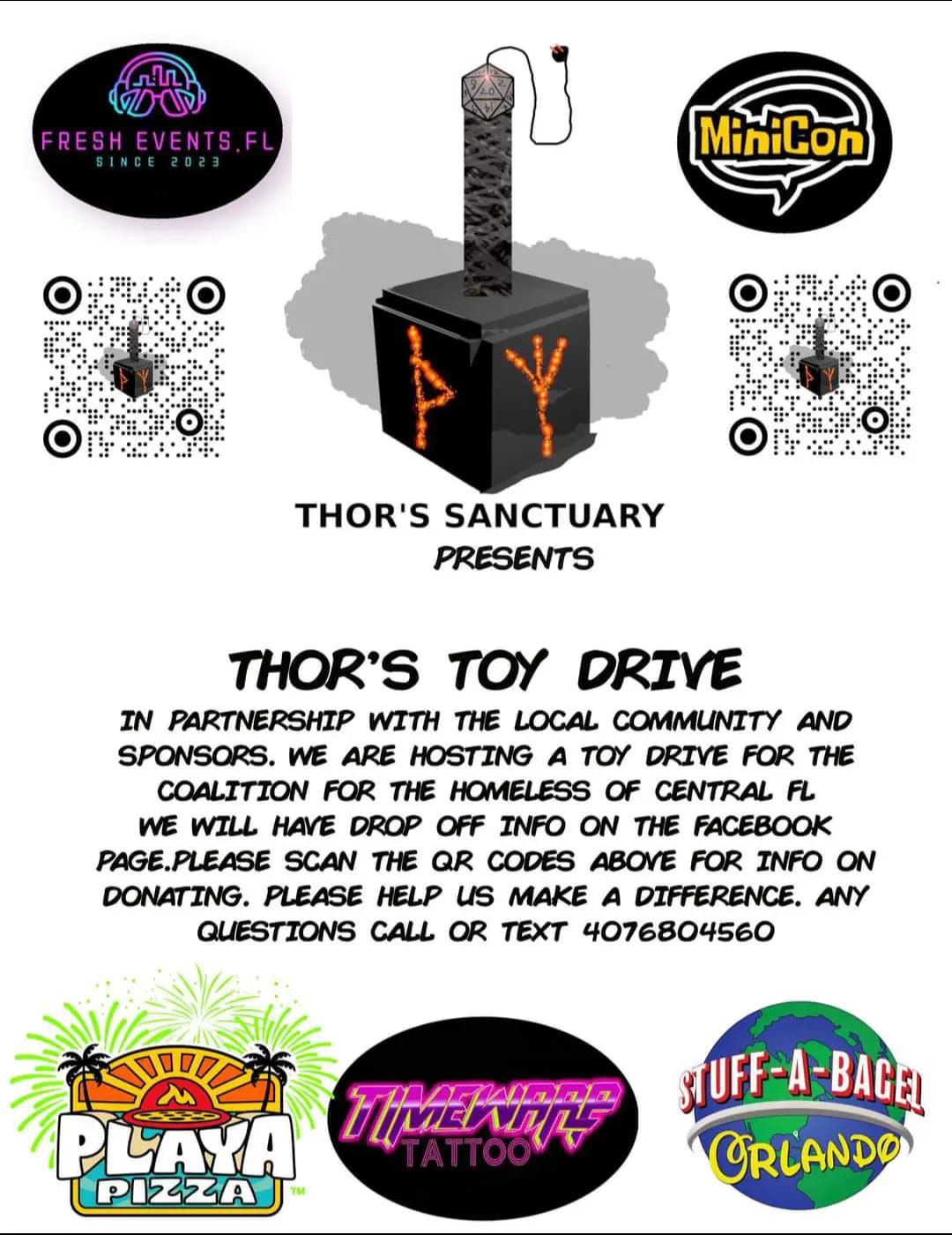 Thor's toy drive