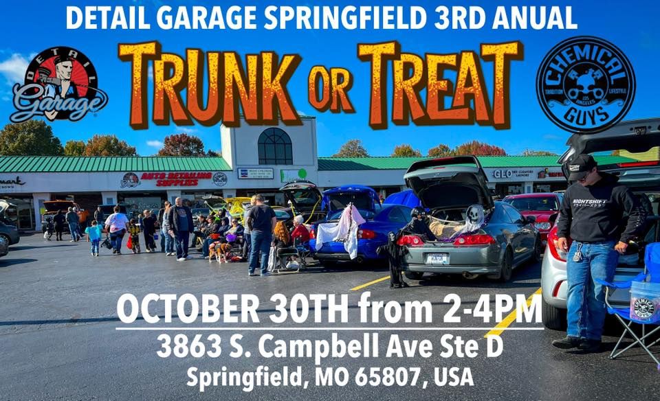 3rd Annual Trunk or Treat, Detail Garage (Springfield, MO), 30 October 2022