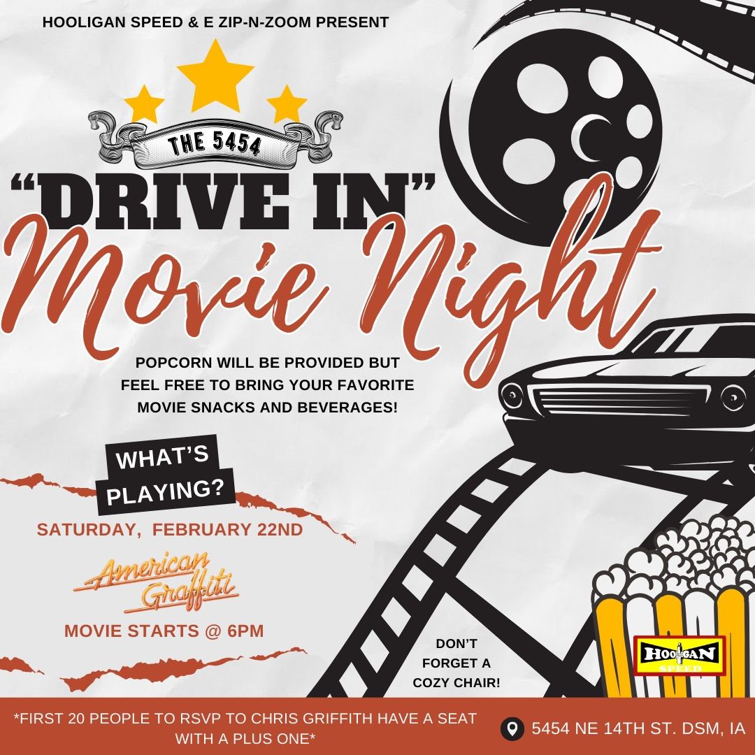 5454 Drive In Movie night