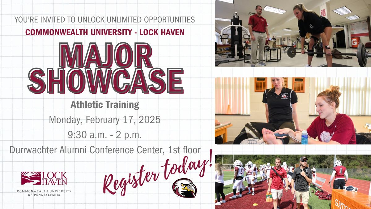 Major Showcase: Athletic Training (Lock Haven)