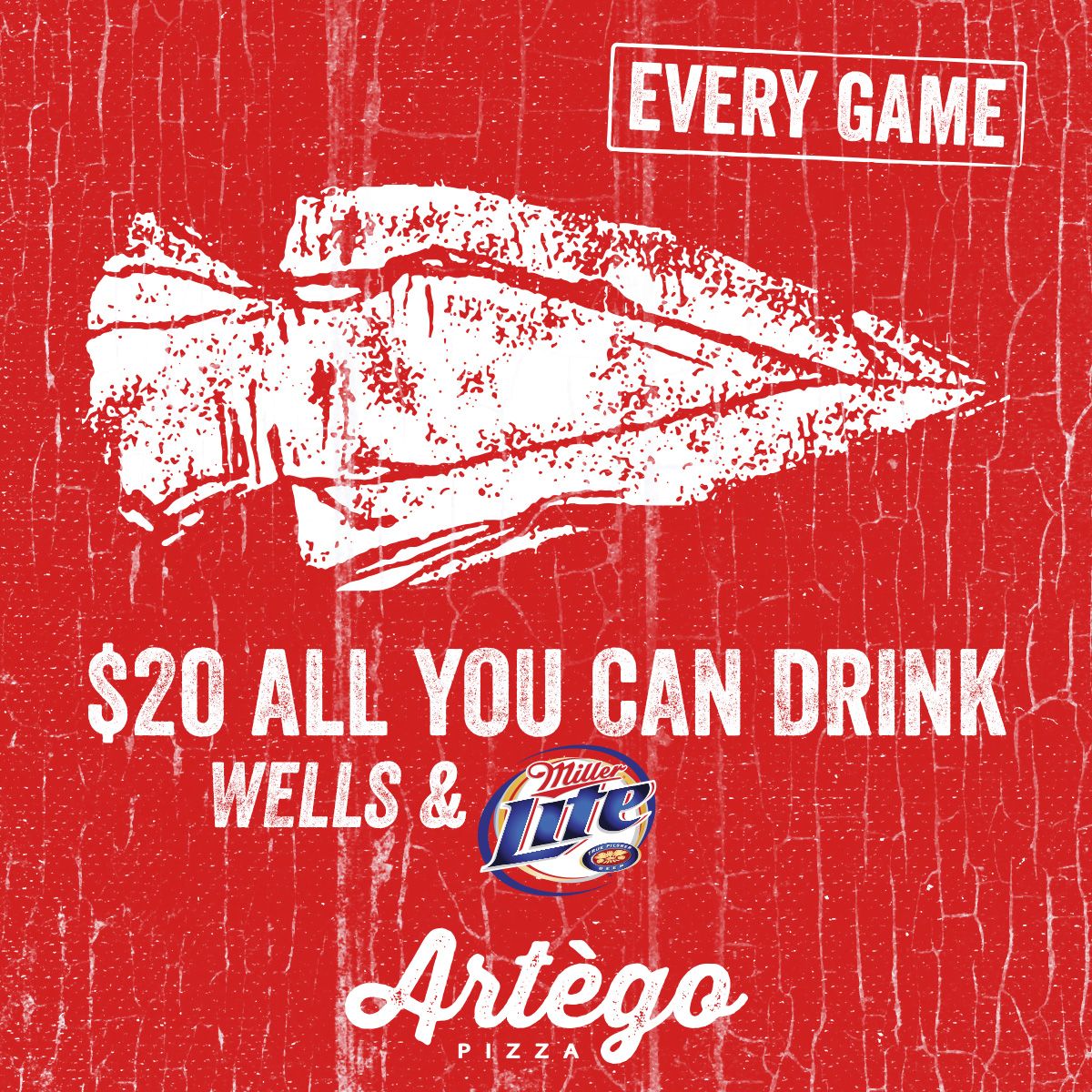 $20 All U CAN DRINK CHIEFS WATCH PARTY