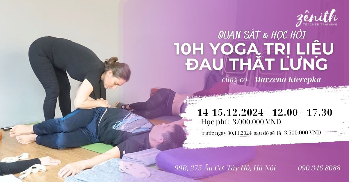 10H Yoga Tr\u1ecb Li\u1ec7u \u0110au l\u01b0ng th\u1eaft l\u01b0ng