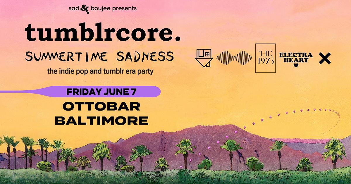 tumblrcore. the indie pop and tumblr era party- June 7th