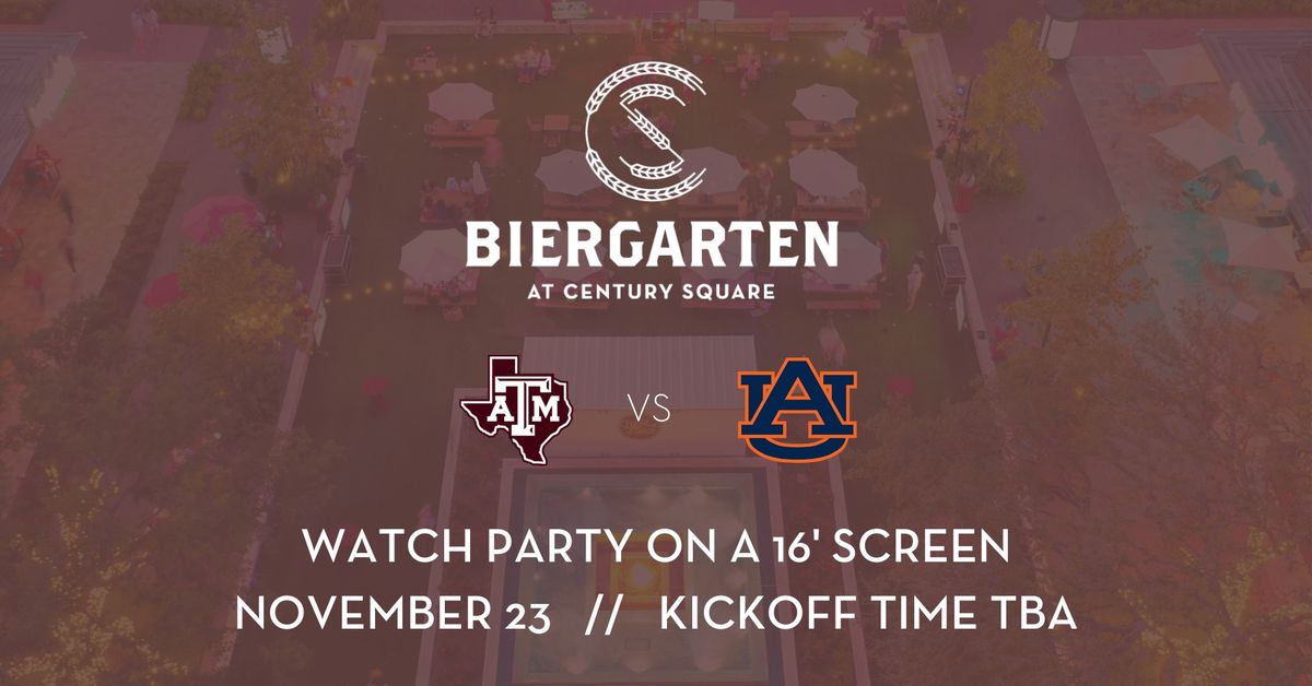 Texas A&M vs South Carolina Watch Party at Biergarten