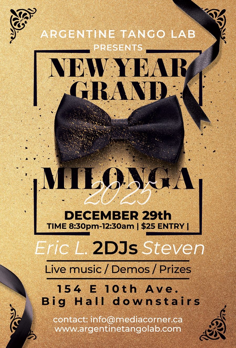 New Year Grand Milonga 2025