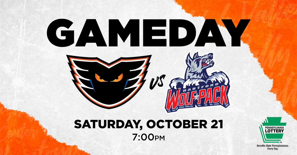 Lehigh Valley Phantoms at Hartford Wolf Pack at PeoplesBank Arena