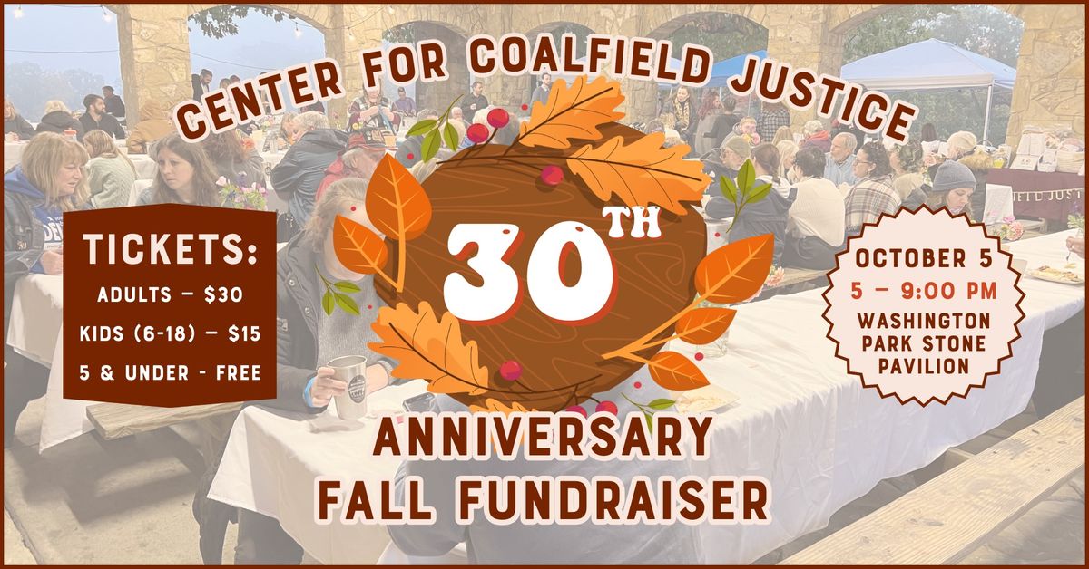 CCJ's 30th Anniversary Fall Fundraiser