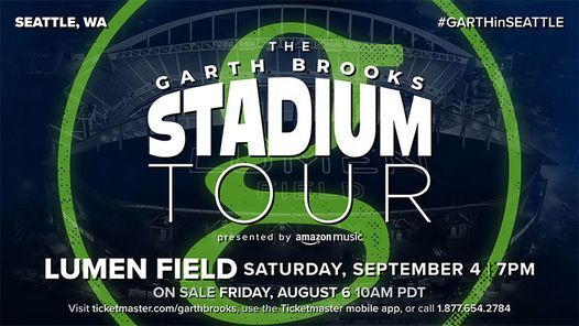 POSTPONED Seattle, WA - Garth Brooks Stadium Tour