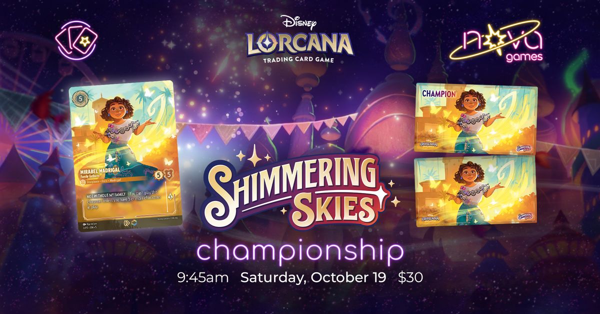 Disney Lorcana - Shimmering Skies Set Championship