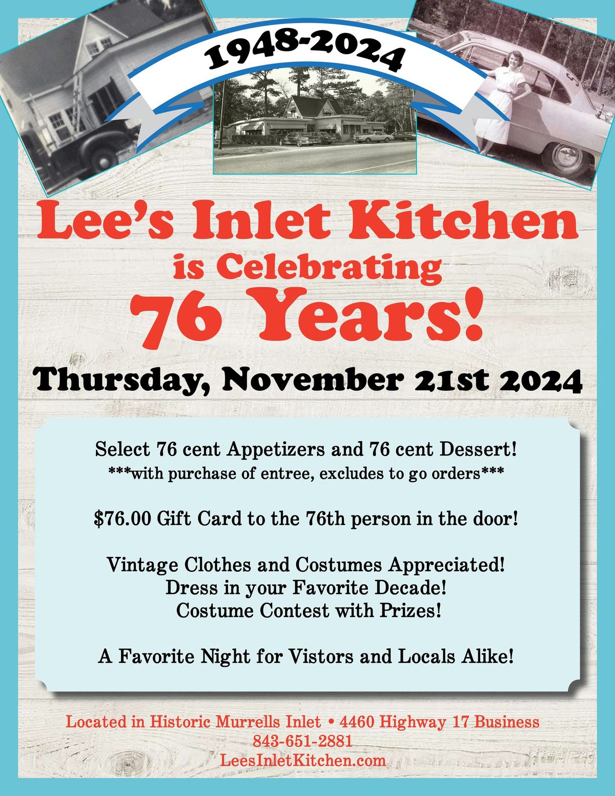 Lee's 76th Anniversary Night