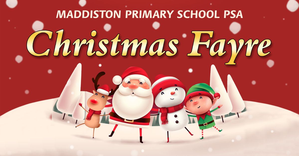 Maddiston PSA Christmas Fayre 2024