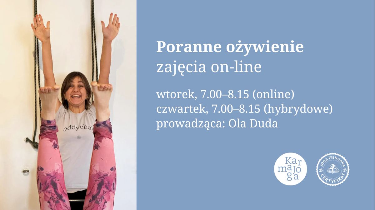 PORANNE O\u017bYWIENIE - JOGA ON-LINE.\n