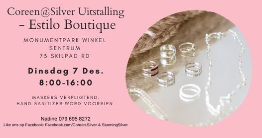 Estilo Boutique (Monumentpark Winkel Sentrum) - Sterling Silver Uitstalling