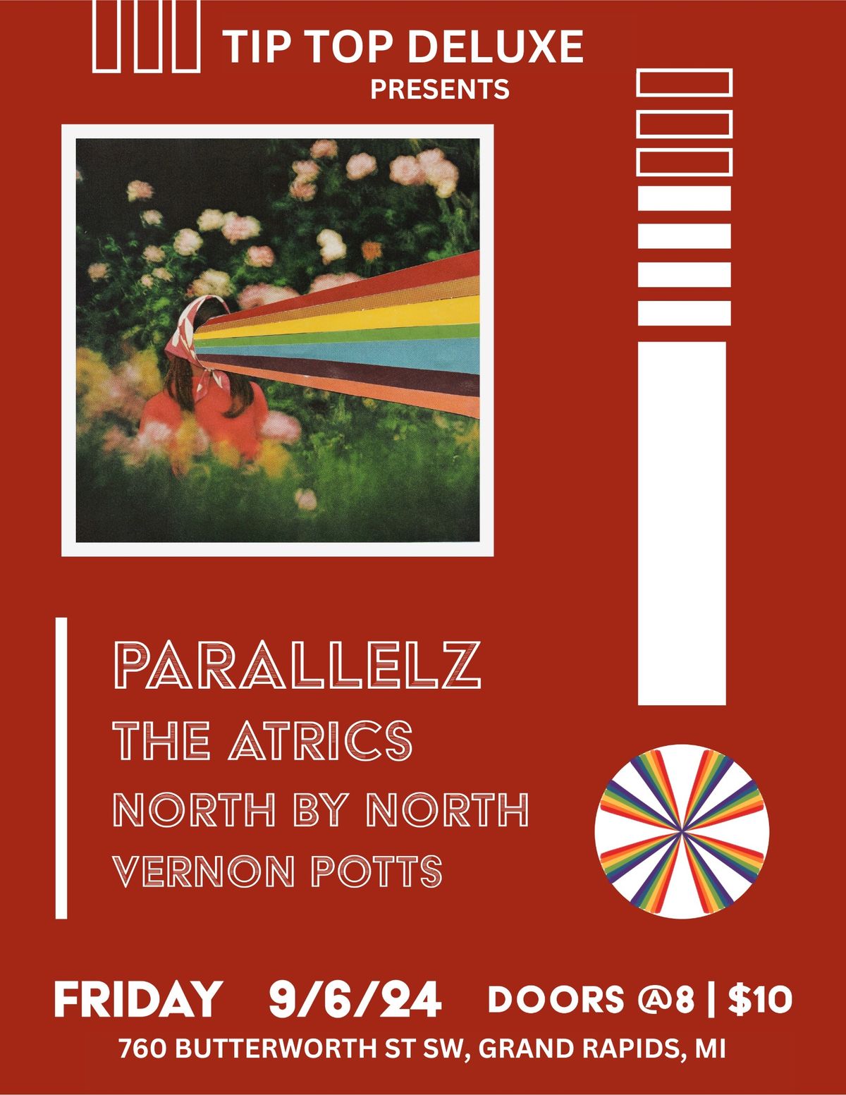 Parallez, The Atrics, North By North, Vernon Potts