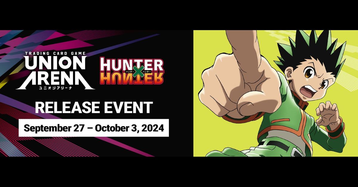 Union Arena Hunter x Hunter [UE02BT] Release Event