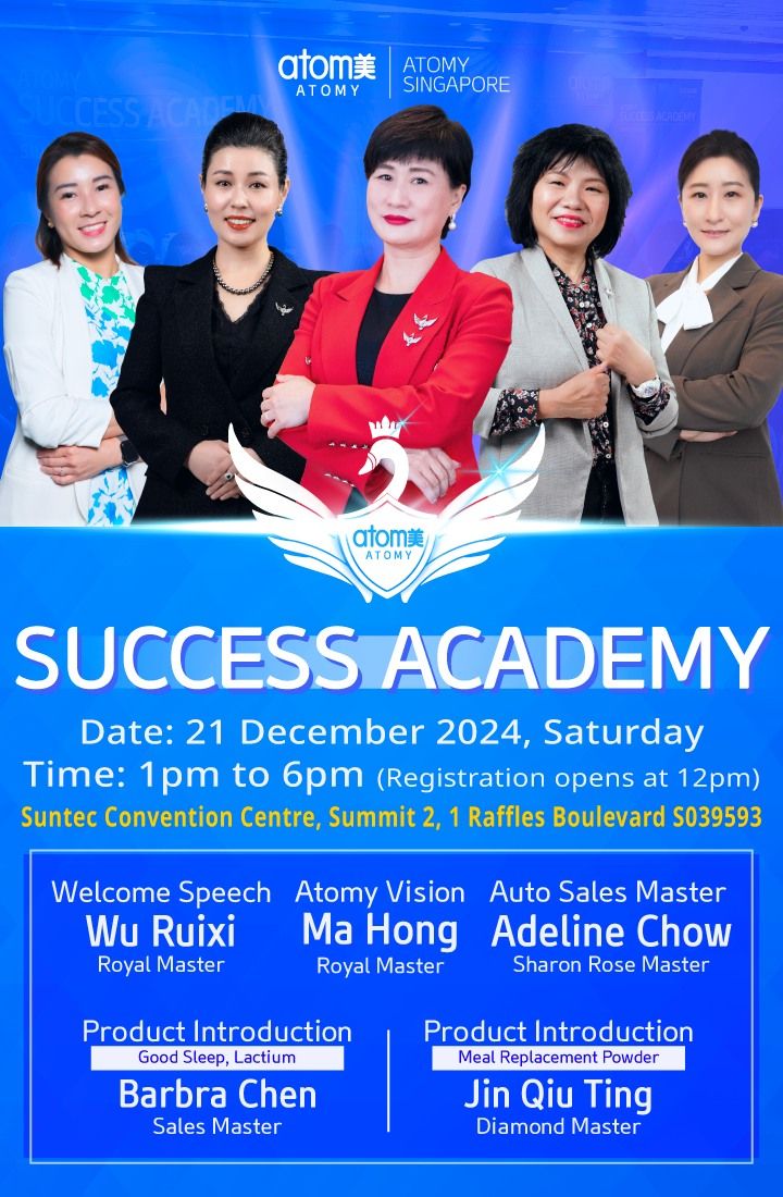 Atomy Singapore Success Academy 21 Dec 2024