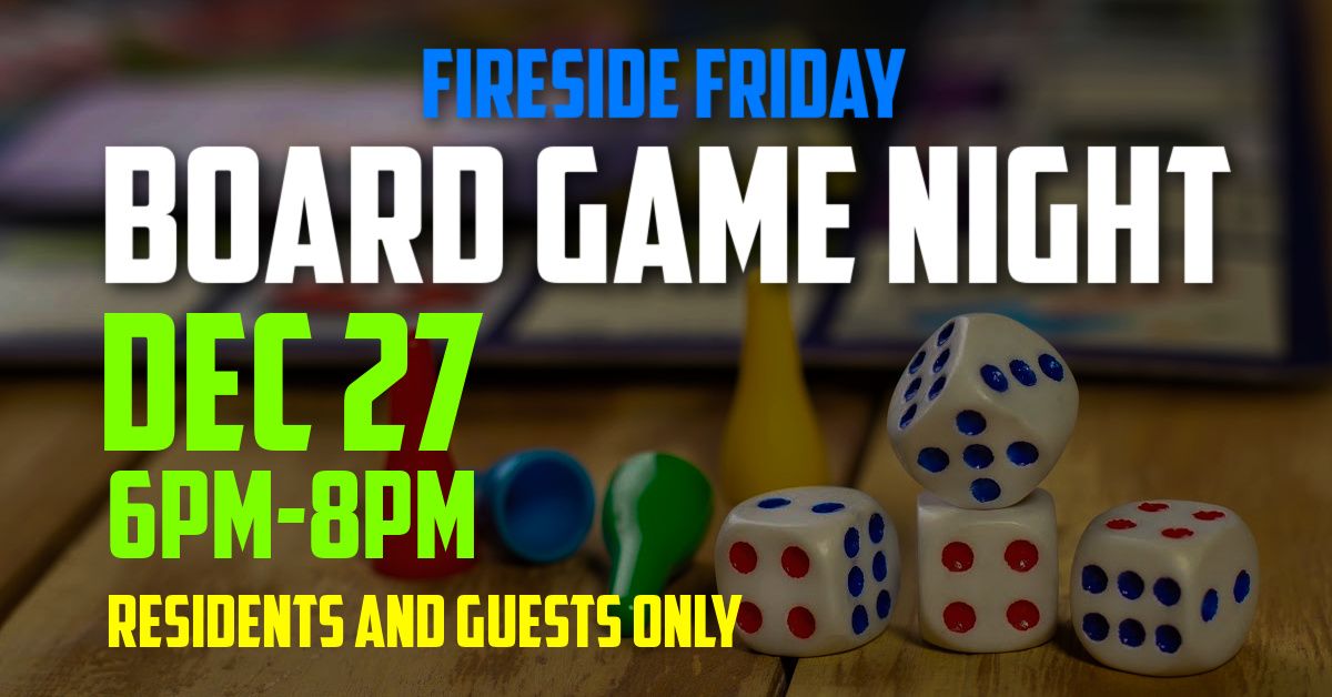 Fireside Friday - Board Game Night