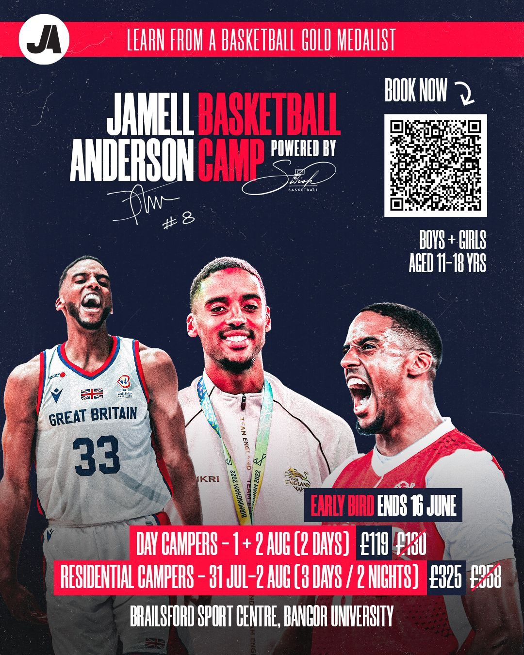Jamell Anderson Basketball Camp Powered by SWISH 