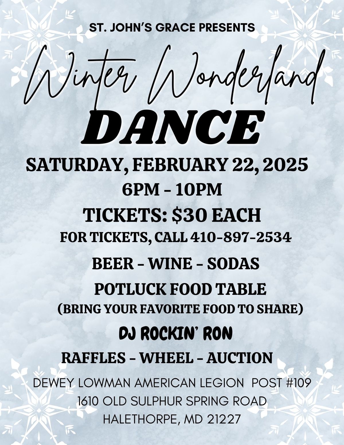 St. John's Grace Winter Wonderland Dance