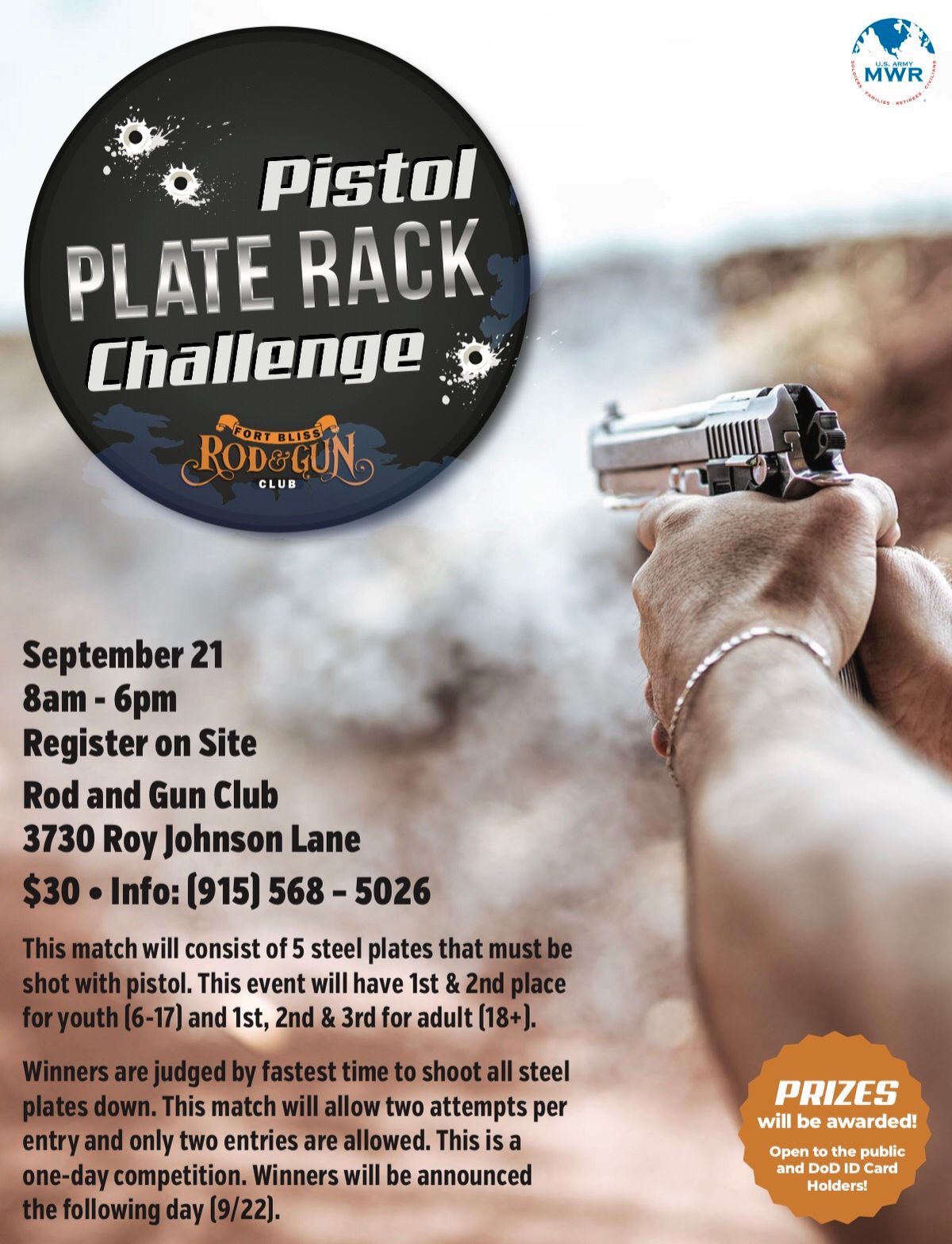 Pistol Plate Rack Challenge