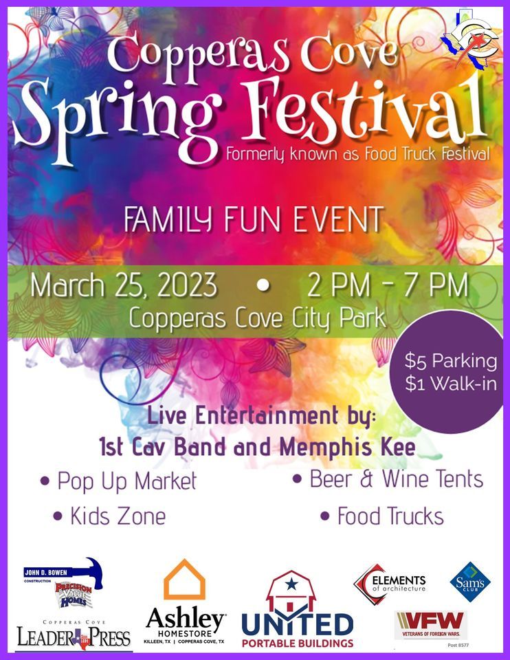 Copperas Cove Spring Festival - Formerly Food Truck Festival