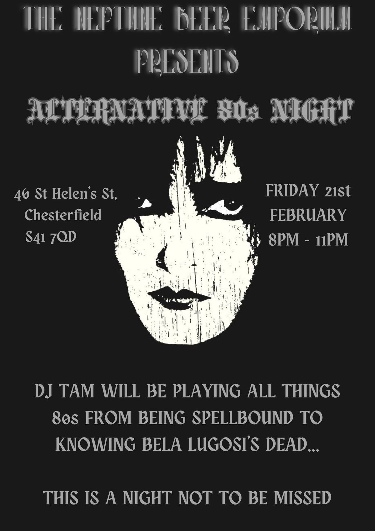 Alternative 80s Night