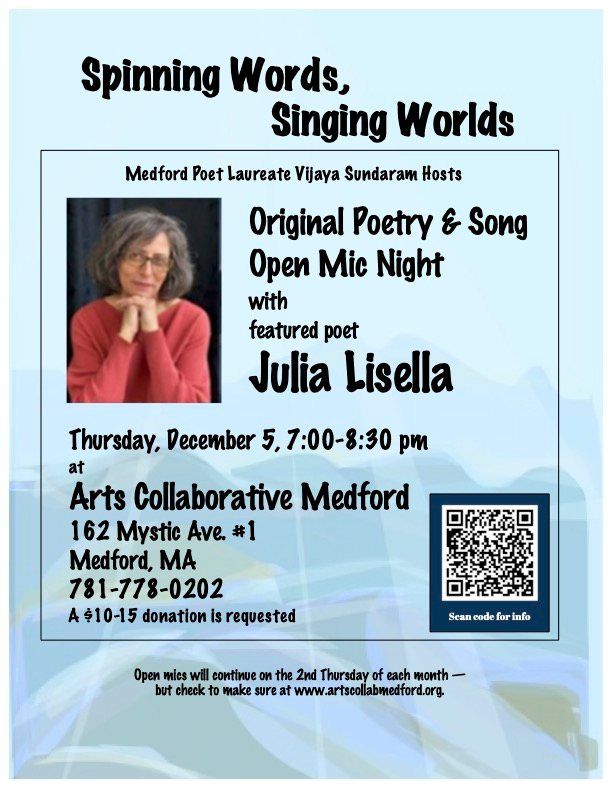 Poetry & Song Open Mic | Spinning Words, Singing Worlds