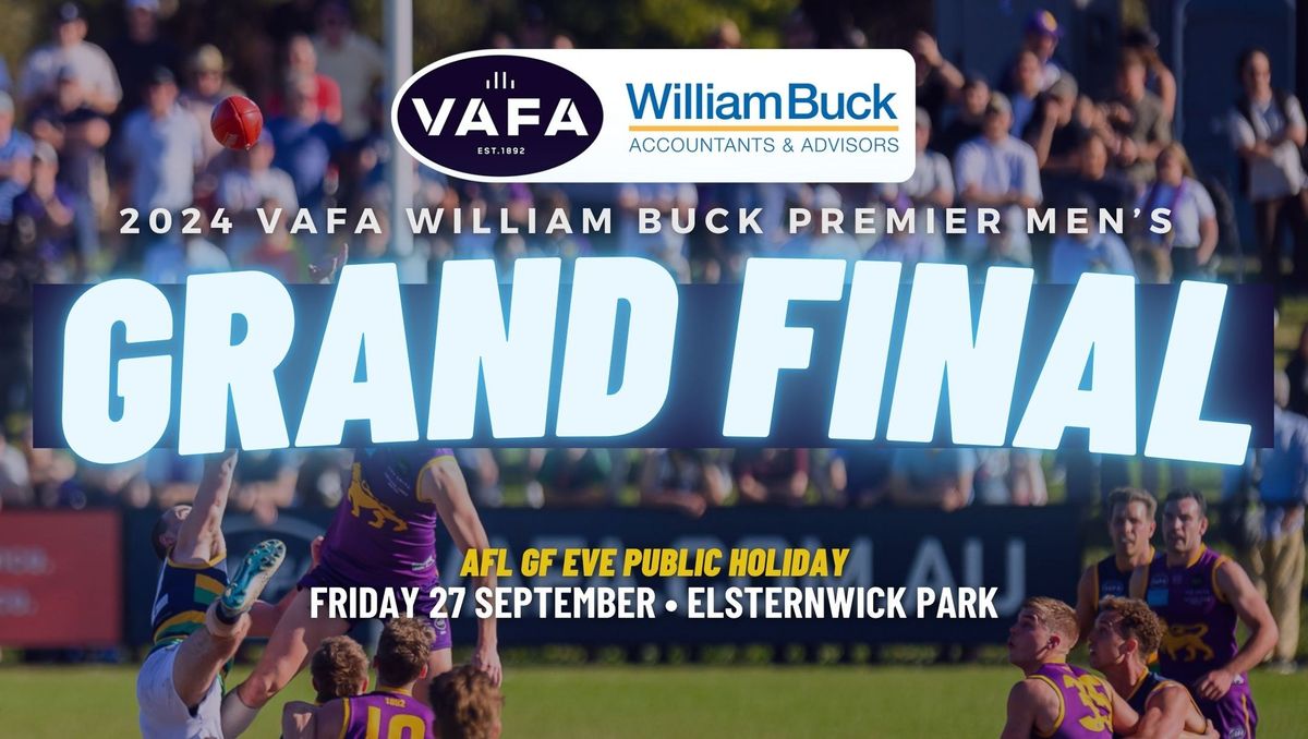 VAFA William Buck Premier Men's Grand Final