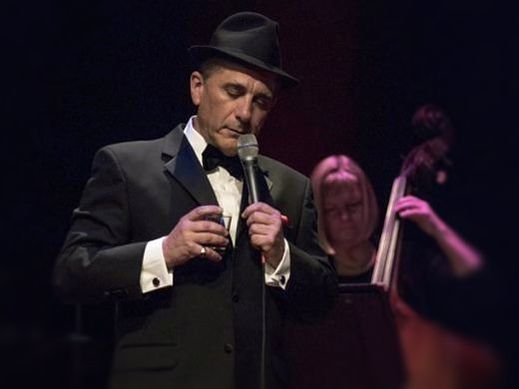 FRANK SINATRA & his 7-piece band bring a true-to-life night club experience