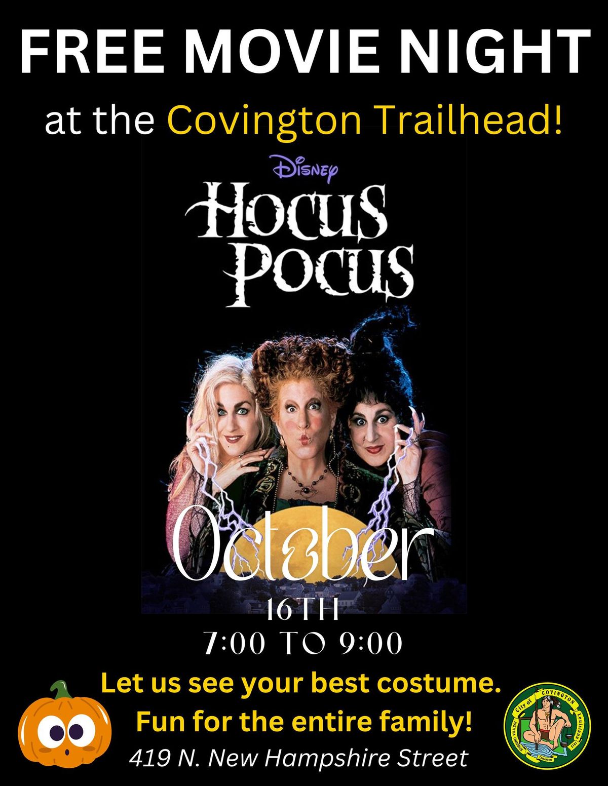 Movie Night @ The Covington Trailhead