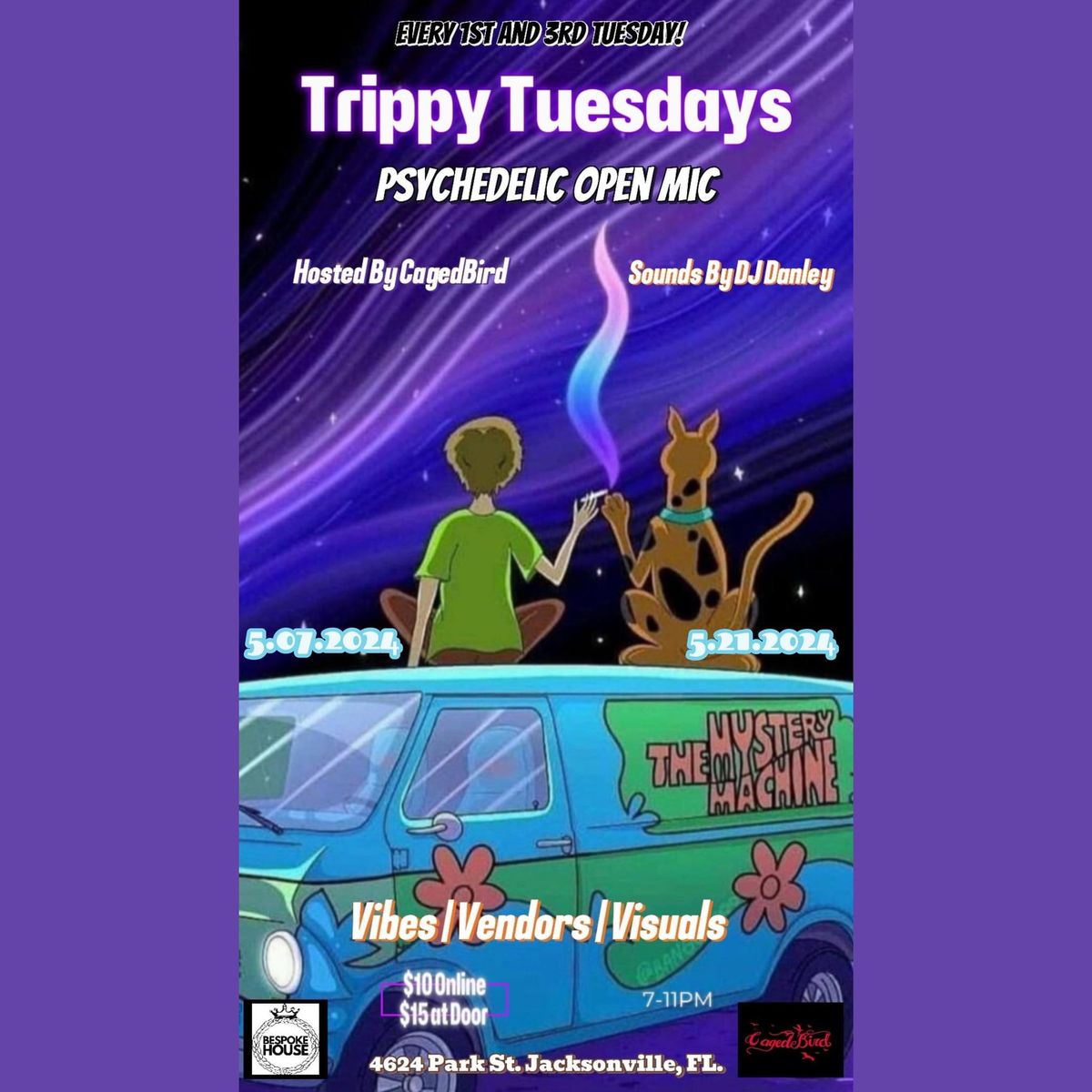 Trippy Tuesday hosted by CagedBird | A 10K Production