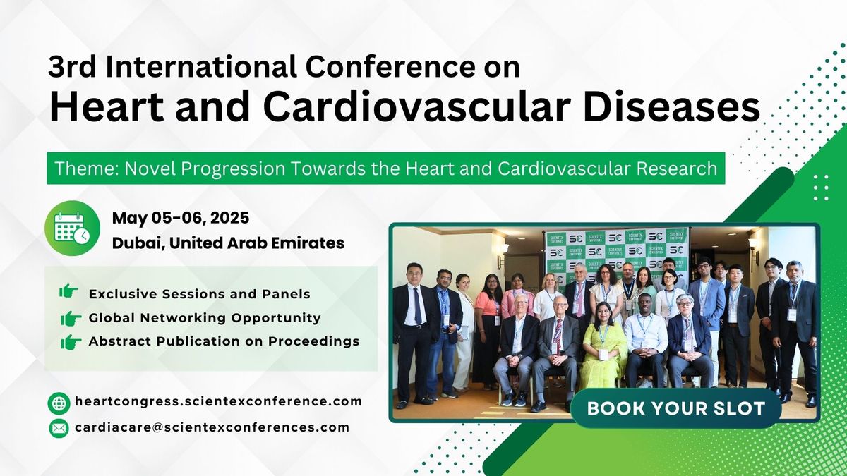 3rd International Conference on Heart and Cardiovascular Diseases