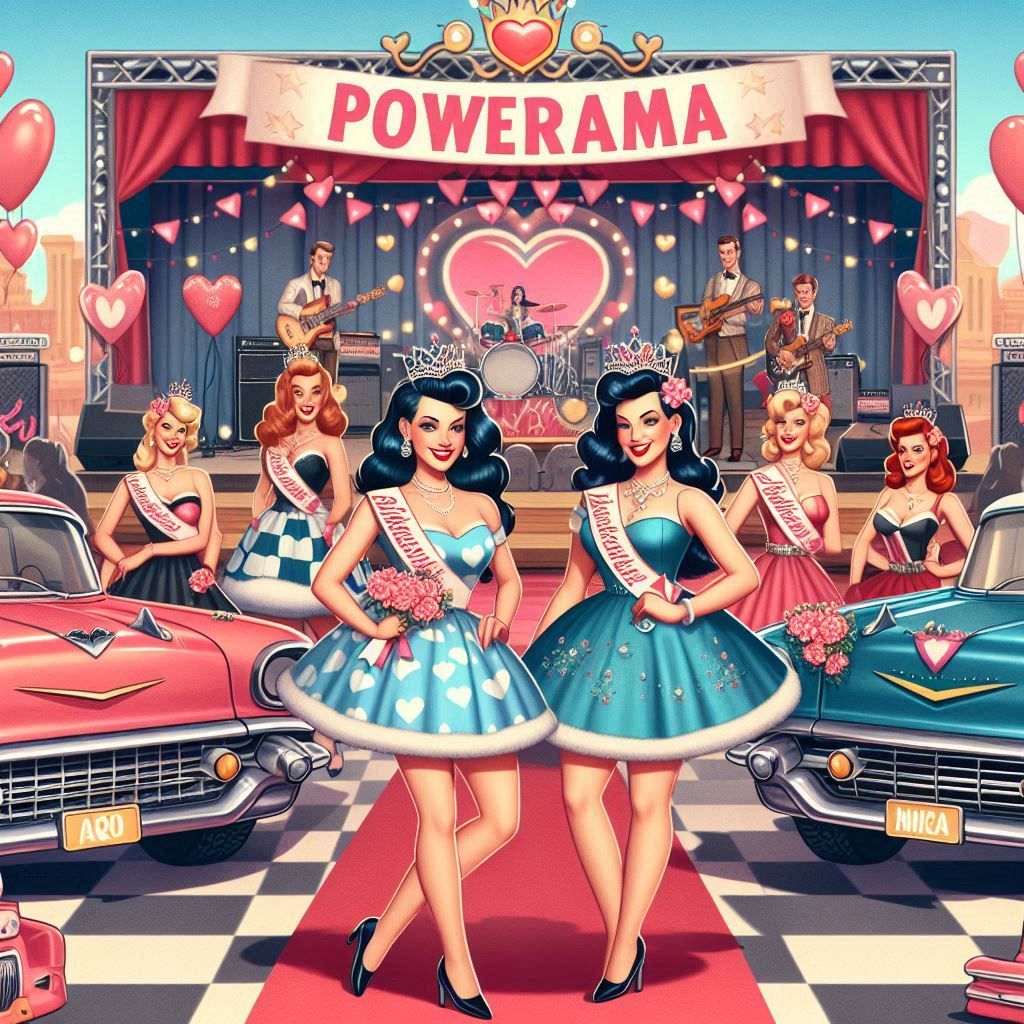 Miss (or Mister) POWERAMA CUSTOMS Double Trouble Pinup Pageant