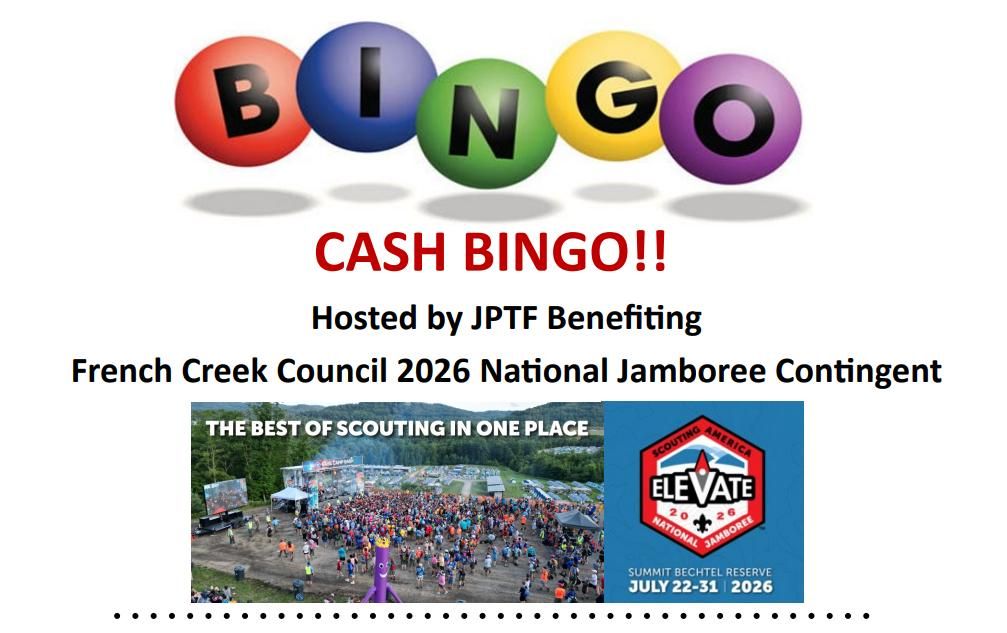 French Creek Council Jamboree Bingo Fundraiser