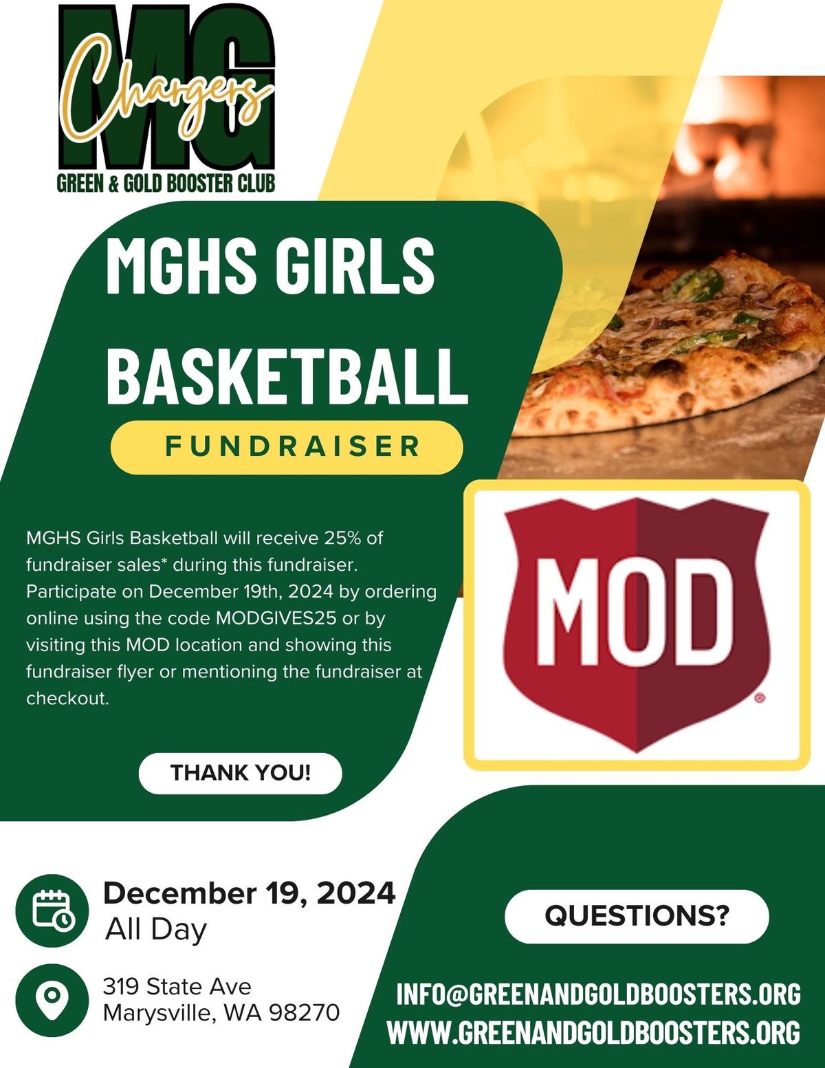 Girls Basketball Fundraiser 