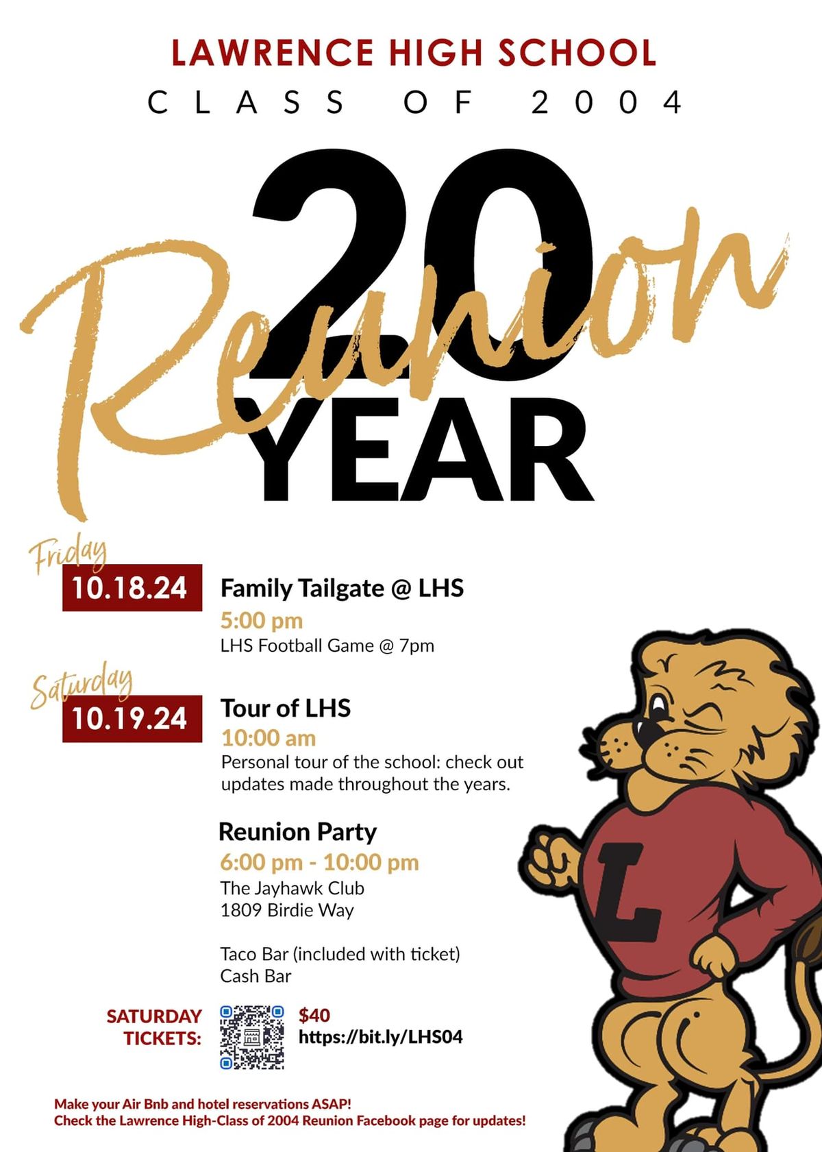 20th Year Reunion Party 