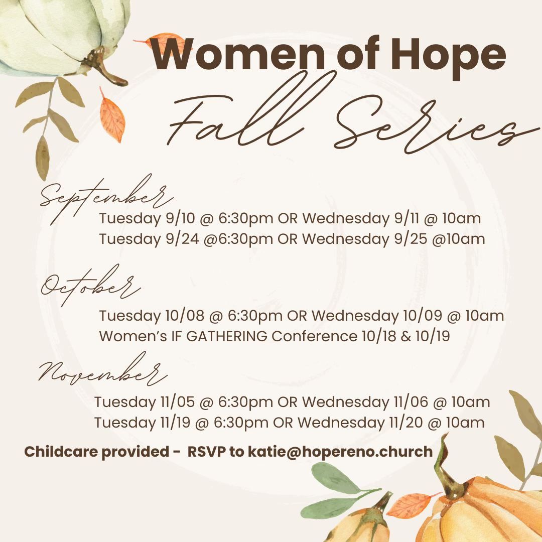 Women of Hope Fall Series