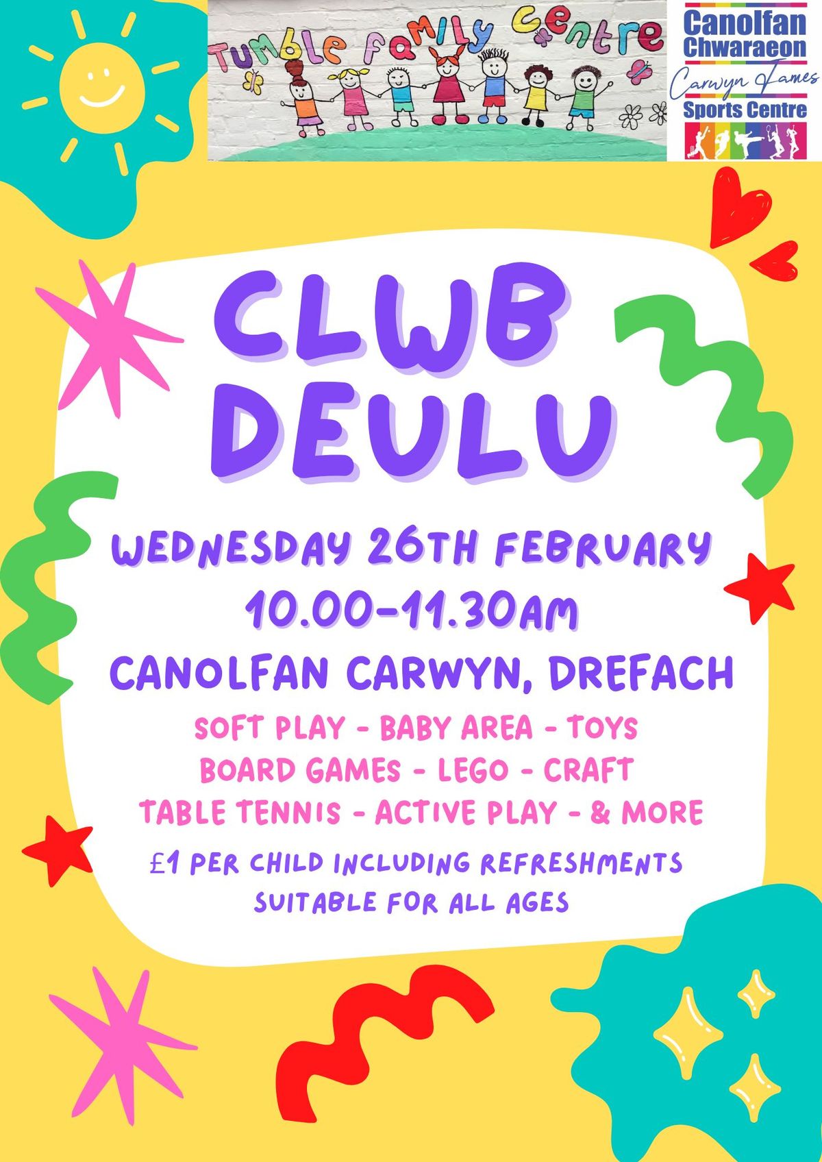 Half Term Fun at Canolfan Carwyn