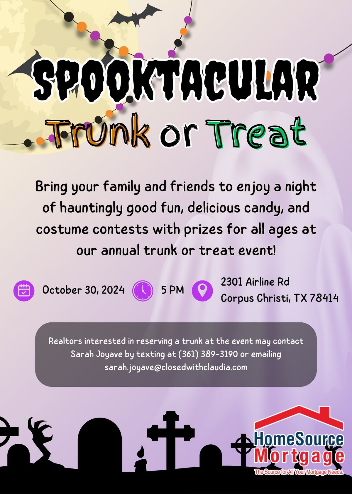 Spoooooktacular Trunk Or Treat!