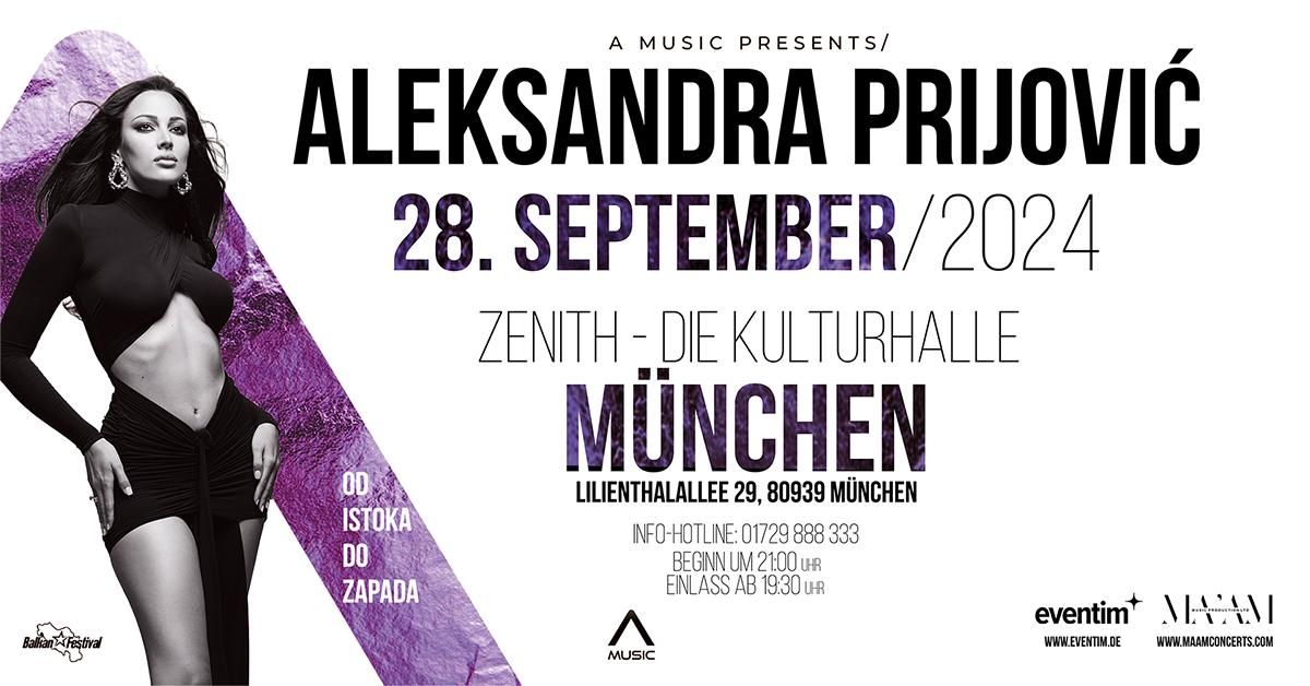 ALEKSANDRA PRIJOVIC live M\u00fcnchen 28.09.2024