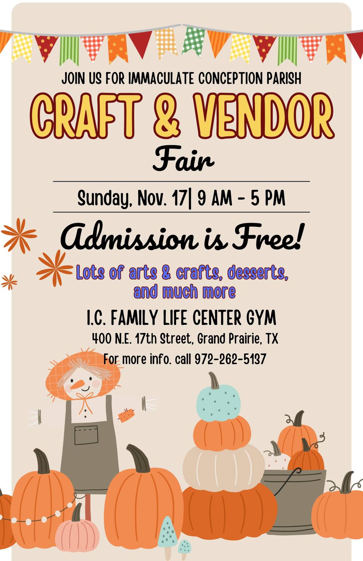 I.C. Craft & Vendor Fair