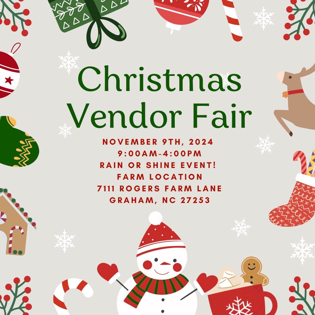 Christmas Vendor Fair 