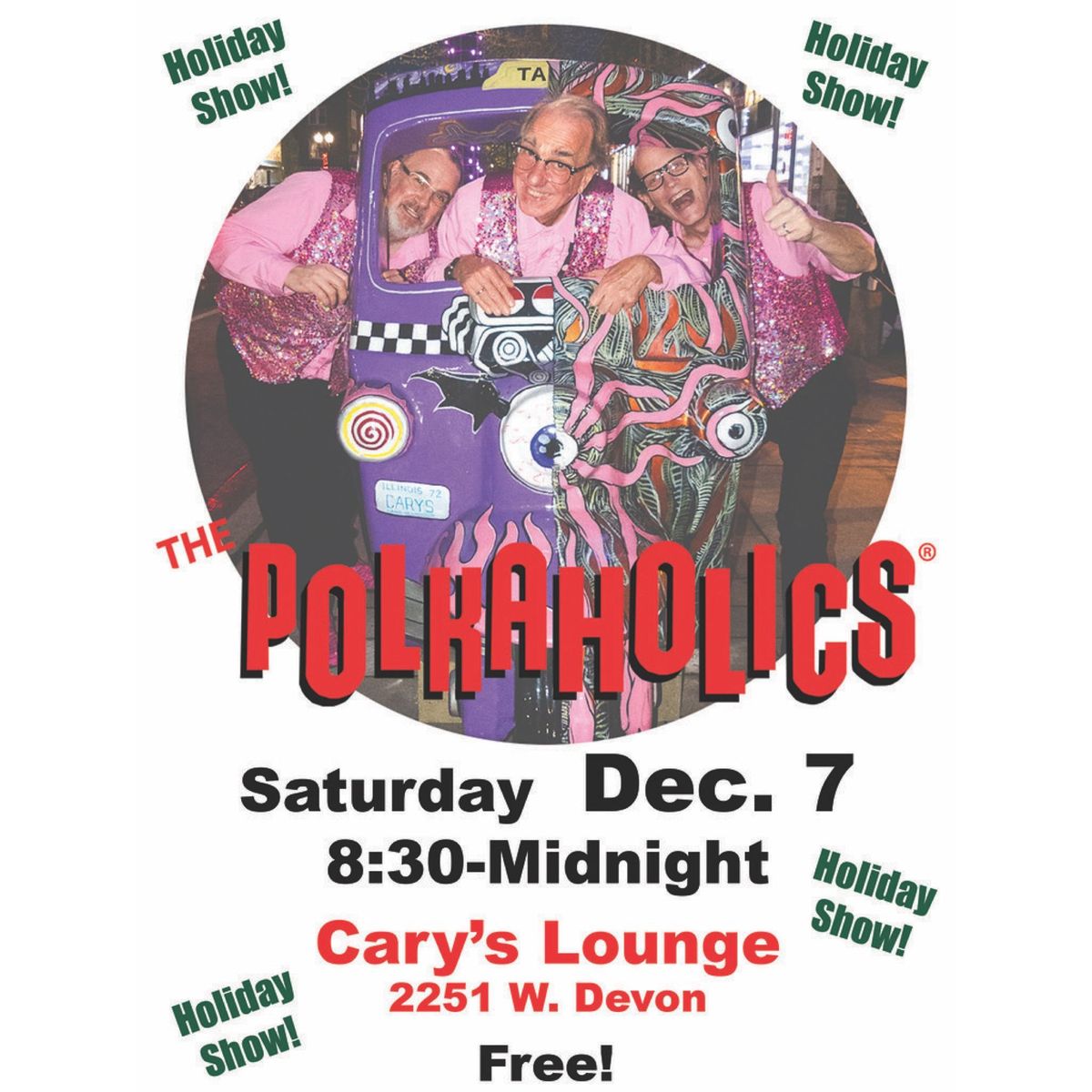 The Polkaholics Holiday Party at Cary's!