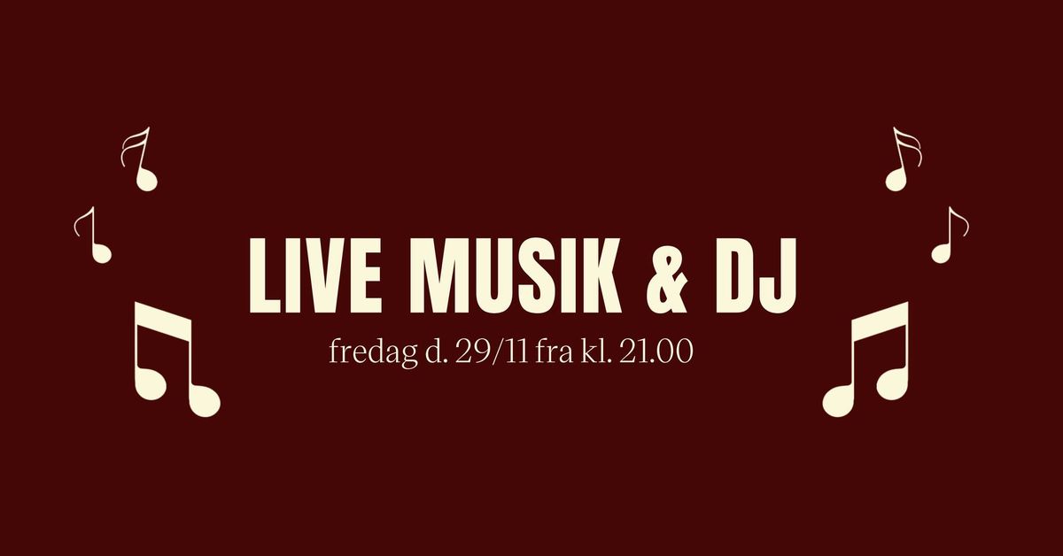 Live Musik & DJ i Markedshallen