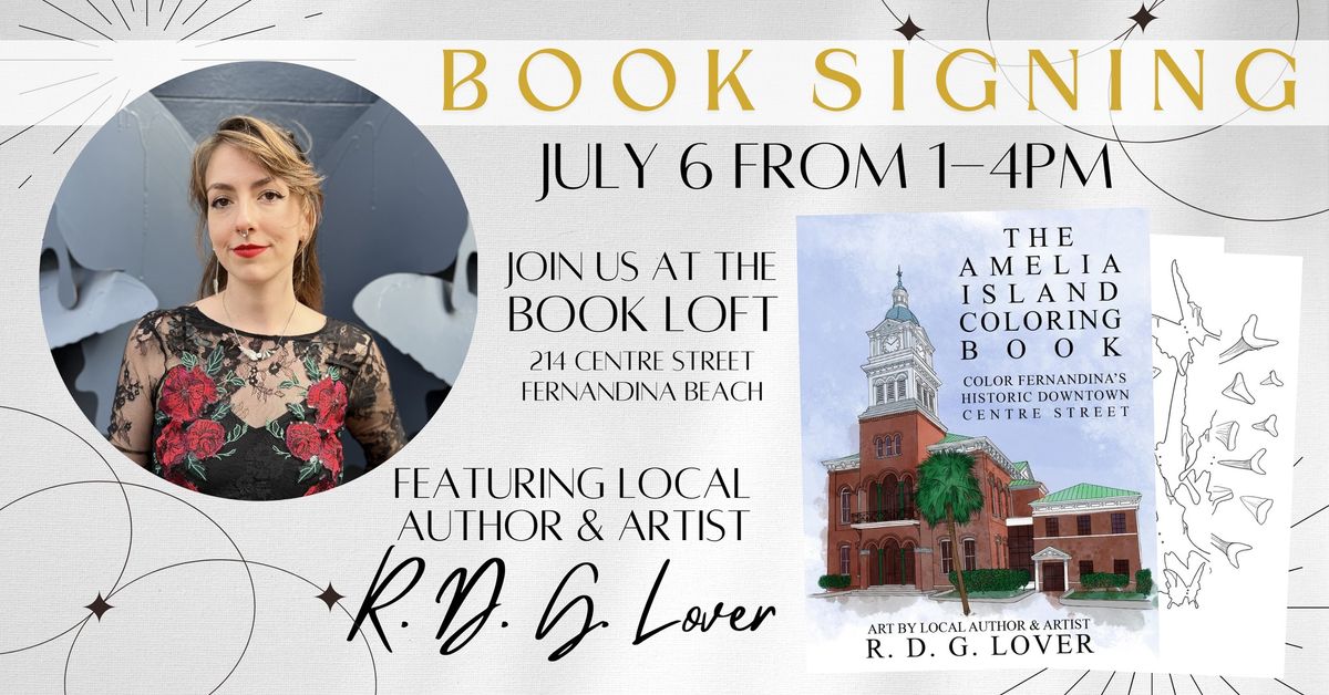 Book signing with local artist and writer Rachel Glover!